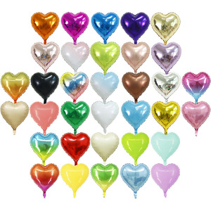 Vente en gros de 18 pouces étoile <span class=keywords><strong>coeur</strong></span> amour feuille d'or hélium pentagramme ballon pour <span class=keywords><strong>joyeux</strong></span> <span class=keywords><strong>anniversaire</strong></span> fête décoration mariage Globos - Product Image 3