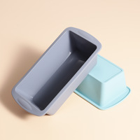 Moule à gâteau rectangulaire en silicone, résistant à la chaleur, pour four, plateau de cuisson, ustensile de pâtisserie, pour pain de mie et pain grillé