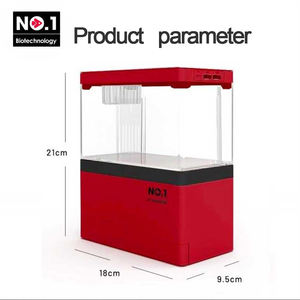 Mini aquarium écologique créatif pour poissons rouges, sans changement d'eau, auto-circulant, en verre, pour la maison, le bureau - Product Image 3