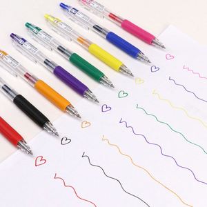 High Quality Neutral Gel Gift Pen for Business and Students Custom Logo <b>Red</b> Glitter Ink 0.5mm Writing Width <b>Paper</b> Material - Product Image 3