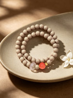 Gelang Manik-Manik Dupa Youfen Simple-Heart Melati Putih Lily Herbal Aromatik Buatan Tangan Metode Tradisional Buatan Cina