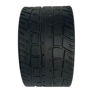 Pneu et roues de chariot de chariot de chariot pliant de plage de PVC de plastique solide de 7x4 pouces - Product Image 2