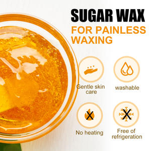 Logo personnalisé oem Crème dépilatoire biologique <span class=keywords><strong>pour</strong></span> le corps des femmes Marque distributeur <span class=keywords><strong>Cire</strong></span> dépilatoire au miel - Product Image 6