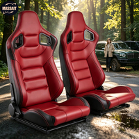 MASSAIT 2026 OEM ODM New <strong>Best</strong> <strong>Selling</strong> in Stock Fast Shipping <strong>Car</strong> Luxury Sport <strong>Racing</strong> Bucket PVC <strong>Seat</strong> Upgrade RS Universal <strong>Cars</strong>