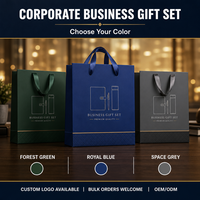 Coffret Cadeau d'Affaires Durable avec Stylo Métallique et Bouteille Isotherme pour Réunions Professionnelles MOQ 50 Vente en Gros Stock Disponible Logo Gravé au Laser