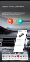 Venta Directa de Fábrica, Analizador de Motor B25-K 12V, Detector de Fallas Automotrices, BT Multifunción, Detección OBD para Todo el Vehículo, USB en Vivo