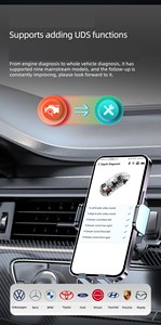 Máy phân tích động cơ ô tô B25-K 12V, phát hiện lỗi đa chức năng, kết nối Bluetooth, phát hiện OBD toàn xe, bán trực tiếp từ nhà máy - Product Image 4