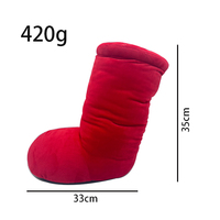 Volwassen Grote Rode Laarzen Slippers Valentijnsdag Cadeau Fuzzy Groothandel Indoor Slippers Pluche Grote Rode Laarzen Voor Dames Meisjes