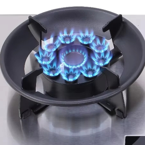 جودة عالية 2-الموقد الفولاذ المقاوم للصدأ مع الموقت قوة نار قوية سعر معقول Cooktops الغاز - Product Image 4