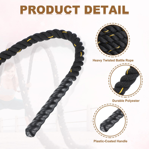 Cuerdas de Ejercicio de Alta Calidad para Adultos, Cuerdas de Salto con Peso para Hombres y Mujeres, Cuerdas de Salto para Fitness - Product Image 3
