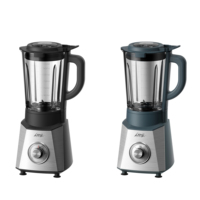 Mélangeur/mélangeur de jus de 1200W, 2 vitesses ou 5 vitesses, support de bocal en verre de 1,7l avec tasse de hachoir et broyeur et concassage de glace LB6108D
