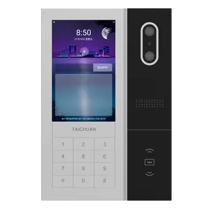 Wifi Sip Video Door Phone For Apartment Intercom Building 7" Full Digital Facial Recognition Video Door Entry System