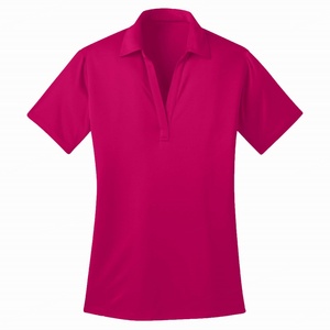 Camiseta Polo Deportiva de Trabajo para Mujer, 100% Poliéster, Cuello en V, Manga Corta, Color Neón, Uniforme Original - Product Image 5