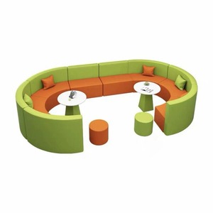 Juego de Sofás Reclinables Modulares de Cuero Minimalista Italiano de Alta Calidad - Muebles de Oficina de Lujo - Product Image 5