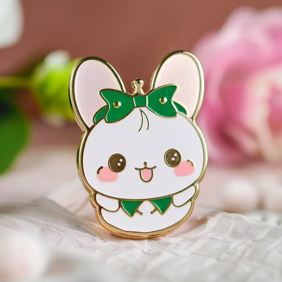 Grosir lucu Enamel Pin lencana massal lembut Anime desain kustom kustom Anda sendiri Lapel Pin Logo Enamel Pin kustom