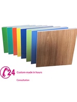 Tablero de Fibra de Madera Personalizado, Tablero de Aglomerado, Tablero de Melamina, Tablero de Alta Densidad, Tablero sin Pintura, Tablero para Escritorio de Computadora, Mesa de Comedor