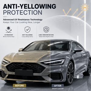 Rollo de Película Protectora de Pintura TPU Hidrofóbica Profesional con Adhesivo sin Burbujas para Protección de la Carrocería del Automóvil - Product Image 3