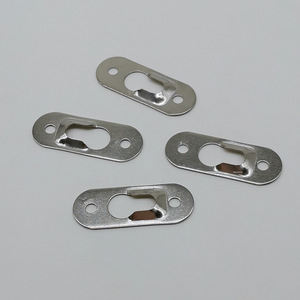 Colgador de pared de acero inoxidable, gancho decorativo rectangular para cuadros, accesorios de colgado ocultos sin dejar rastro detrás de puertas y en paredes - Product Image 2