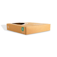 Boîte de papier ondulé de conception personnalisée kraft brun de haute qualité recyclant les emballages de vêtements Boîtes d'expédition en papier