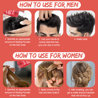 Polvo Texturizador Milagroso de Volumen para Peinado al por Mayor para Hombres Prácticos, Fácil de Llevar, Control de Grasa y Moldeado Rápido del Cabello