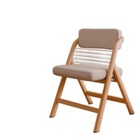 Chaise de salle à manger pliable en métal avec dossier confortable, tabouret empilable, gain de place, style mi-siècle, pour le camping en plein air et la maison