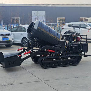 Bétonnière très populaire avec moteur refroidi par air et <span class=keywords><strong>pelle</strong></span> autochargeuse, démarrage électrique, mini bétonnière sur chenilles - Product Image 5