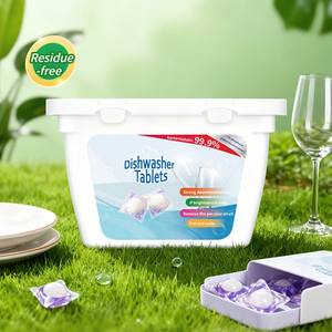 Lessives en dosettes écologiques, à base de plantes, sans phosphates, sans parabènes, compatibles fosses septiques, pour lave-linge HE et tous les types de lavage/nettoyage - Product Image 4