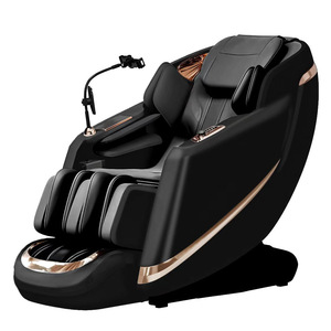 Fauteuil de massage SL Rail pour tout le corps, 30 airbags, rouleaux de massage des pieds, à brancher, blanc cassé, beige, noir - Product Image 3