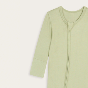 Romper Bayi Ramah Lingkungan dari Serat Bambu Lembut Seperti Mentega dengan Ritsleting Dua Arah, Pakaian Tidur Bayi yang Bernapas dari Viscose Bambu untuk Bayi. - Product Image 6