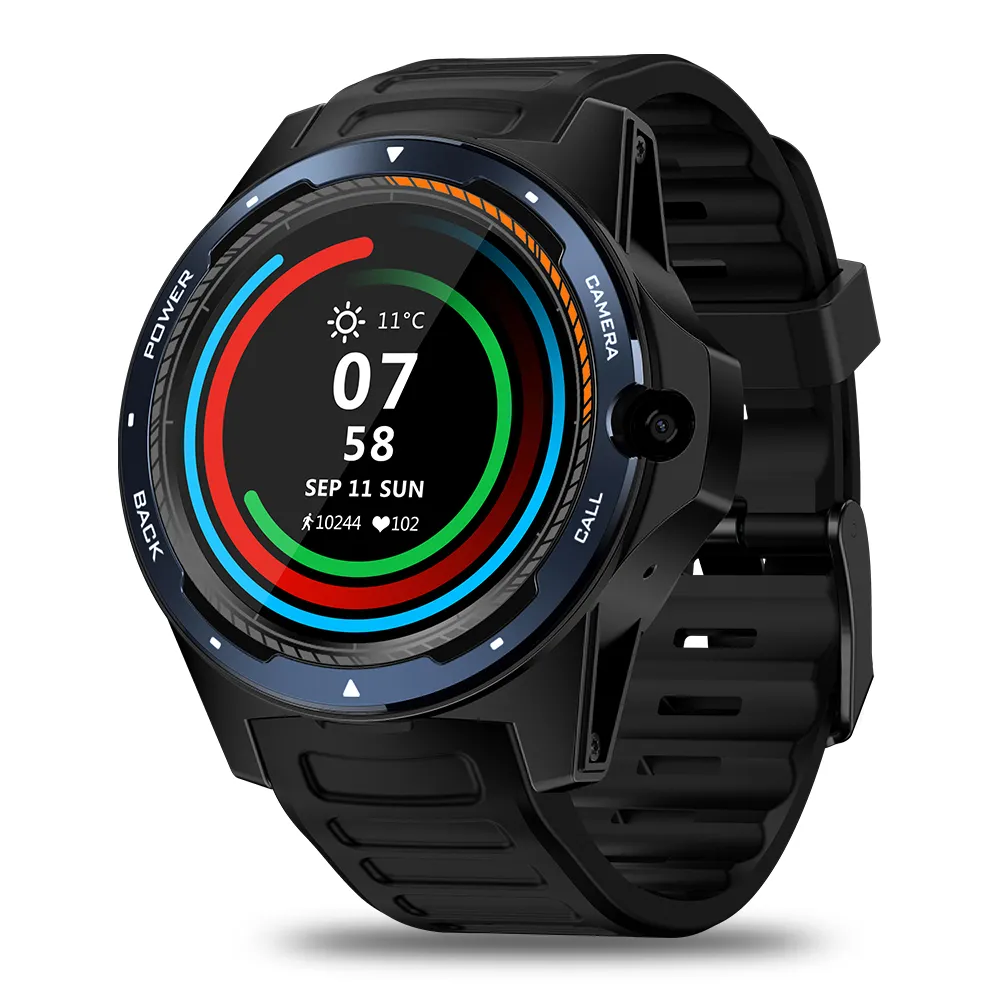 Zeblaze Thor 5 Smart Watch Amoled Display Front Camera Built-in GPS WIFI Connection 4G Smartwatch