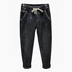 Wholesale Customized Slim Fit Men's Denim Jeans Cotton Fabric Material Cross Designer Famous Brands Streetwear Baggy Trousers