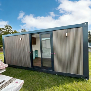 Maisons préfabriquées de luxe en bois grainé, conception écoénergétique, mini-maison conteneur, <span class=keywords><strong>studio</strong></span> de jardin, bureau de cour - Product Image 3