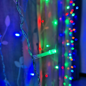 Perde dize ışık <span class=keywords><strong>Glitter</strong></span> yıldız dekorasyon ışıklandırma oturma odası peri lamba ses aktif RGB bant ışıkları - Product Image 1