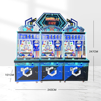 Machine de jeu électronique à prix avantageux pour 6 personnes, vente chaude, boule magique, boule miracle, pousseur d'arcade