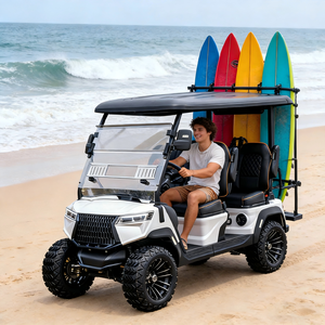 BETETEK Carro de Golf Todoterreno Mejorado de 4 Plazas con Chasis Elevado Eléctrico para Terrenos Difíciles, para Golf en Montaña y Carreteras No Públicas - Product Image 4