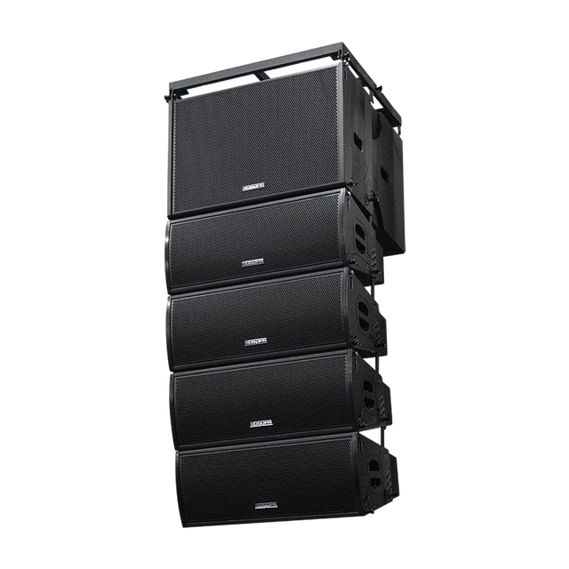 Pro Sound 1000W Active Line Array Speaker Ultra Compact 2 Way Full Range Audio Line Array Speaker