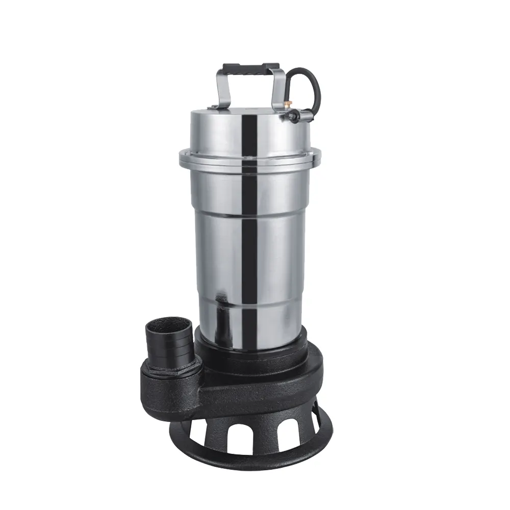 Pompe submersible pour eaux usées sales, portable, 0,75 kw, 220v, 380v