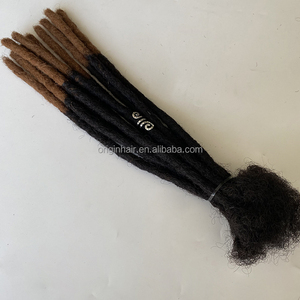 Extensions de Dreadlocks Brésiliennes 100% Faites Main, Locs Blond Ombré pour Hommes Femmes Hippie <span class=keywords><strong>Afro</strong></span> Tressage Crochet Dreads - Product Image 4