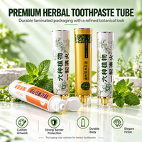 Tube laminé en aluminium et plastique pour dentifrice avec logo personnalisé, capuchon à vis imprimé UV, 12,7-35 mm, emballage pour soins bucco-dentaires