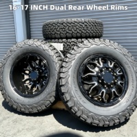 Jantes arrière doubles 16x6 17x6.5 6x180 8x165.1 8x200 8x210 pour Transit 150 250 350 HD Sprinter 3500 T8 Maxus Deliver 9