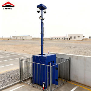 Tour de caméra <span class=keywords><strong>mobile</strong></span> compacte pour événements publics, 6 mètres, mât manuel, batteries 200Ah, LED verte 50W, prix - Product Image 1