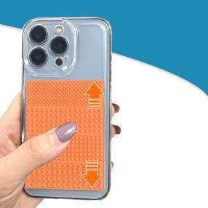La nouvelle coque de téléphone sensorielle en silicone convient à toutes les coques de téléphone et est un jouet sensoriel anti-stress à texture alimentaire. - Product Image 1