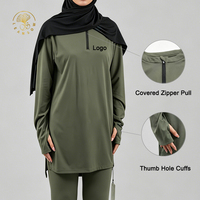 Tenue de fitness pour femme personnalisable rapidement en usine, Hijab, Vêtements islamiques, Abaya, Vêtements modestes islamiques, Marque privée