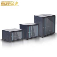 Armoire serveur sur pied TB 15U 600*450*750mm avec rails de montage personnalisables, porte ventilée et antirouille