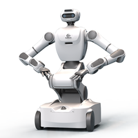 Stock suffisant de robots humanoïdes à intelligence artificielle, boîtes de vitesses motorisées et PLC pour la manutention des matériaux et la fabrication industrielle, avec commande vocale