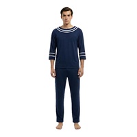 Disfraz de Marinero Azul Marino Personalizado para Hombre Adulto, Kit de Disfraz de Halloween con Detección de Agujas, Material de Poliéster para Conjuntos de Cosplay