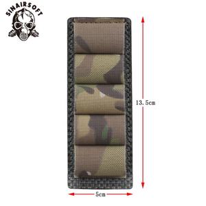 Tactical 5 Rounds 12 Gauge Pouch Hanging Molle Hunting Holder <b>Accessories</b> - Product Image 4