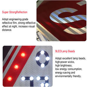 Señal <span class=keywords><strong>de</strong></span> Tráfico Triangular con Energía Solar, Precio <span class=keywords><strong>de</strong></span> Distribuidor, Señal <span class=keywords><strong>de</strong></span> Advertencia <span class=keywords><strong>de</strong></span> Tráfico LED <span class=keywords><strong>de</strong></span> Aluminio Personalizada para Seguridad Vial - Product Image 4