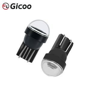 Ampoule LED Gicoo T10 W5W 2W 1000 Lumens 6000K avec lentille convexe 12V pour feux de position latéraux de voiture, feux de lecture, feux de plaque d'immatriculation, feux de signalisation, lampe de remplacement - Product Image 1