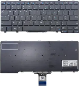 백라이트 시리즈가없는 Dell 위도 노트북 키보드 E5250 E7250 용